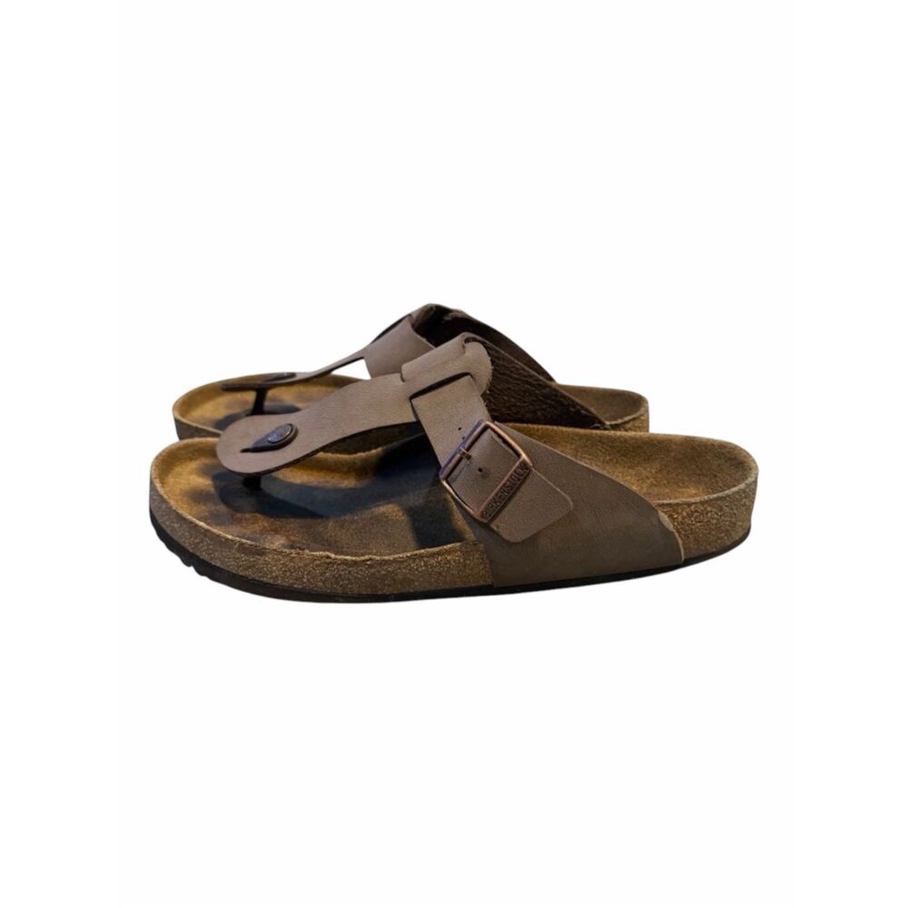BIRKENSTOCK Medina Men’s Brown Oiled Leather Sandals Size 13
